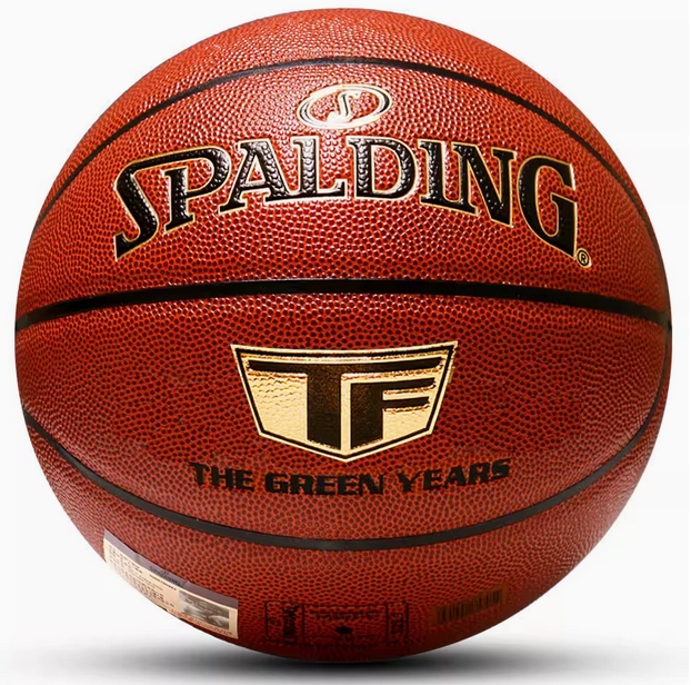 斯伯丁篮球正品室内室外耐磨lanq软皮PU水泥地7号比赛篮球74-606Y